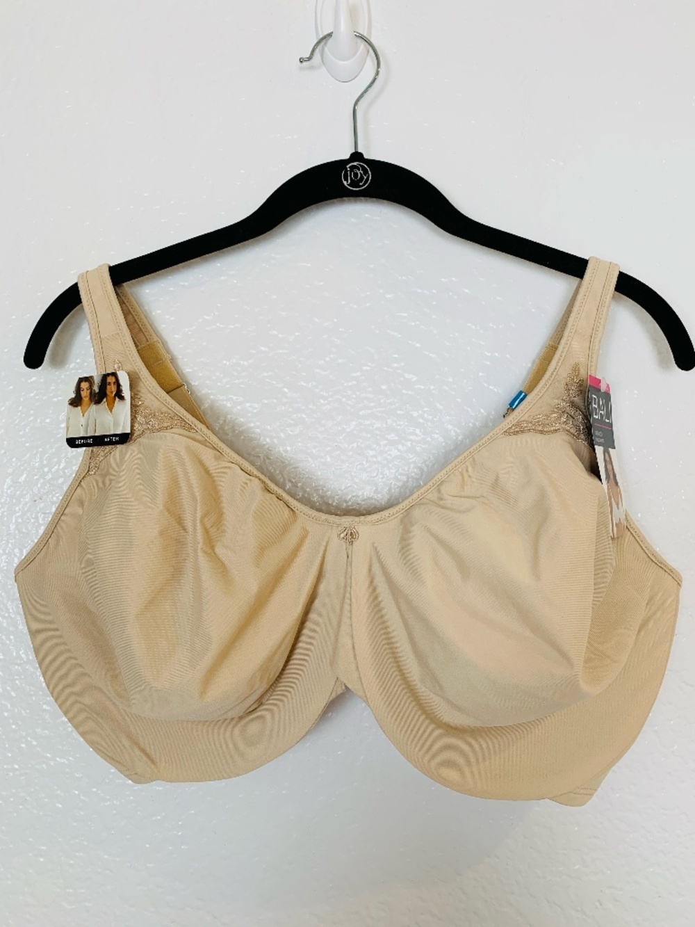 Bali Minimizer Underwire Bra Size 42DDD NEW Soft Taupe  Style 3385 NWT